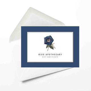 Bios Apothecary Gift Certificate - Morning Glory