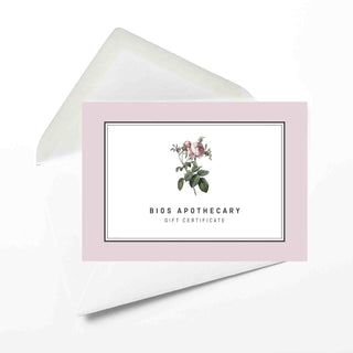Bios Apothecary Gift Certificate - Rose