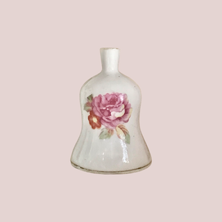 Vintage Mini Peony Ceramic Bell